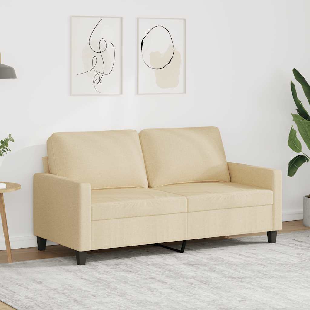 vidaXL Armchair 60 cm fabric light grey