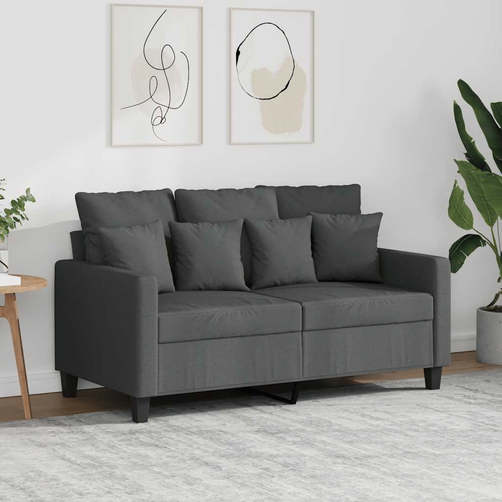 vidaXL Fauteuil 60 cm stof lichtgrijs