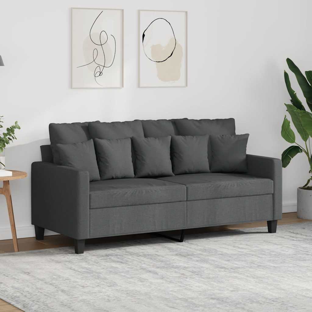 vidaXL Fauteuil 60 cm stof lichtgrijs