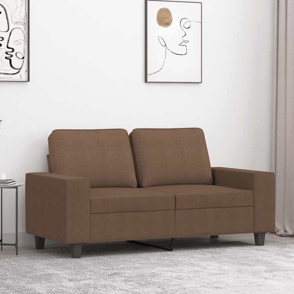 vidaXL Fauteuil 60 cm stof lichtgrijs