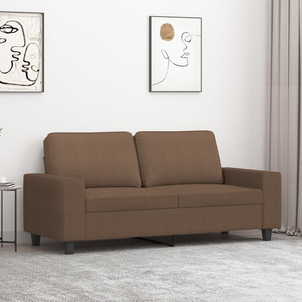 vidaXL Fauteuil 60 cm stof lichtgrijs