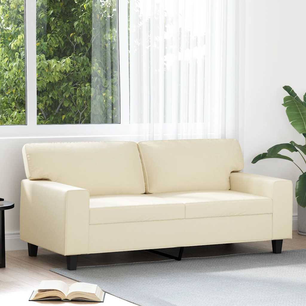 vidaXL Armchair 60 cm artificial leather black
