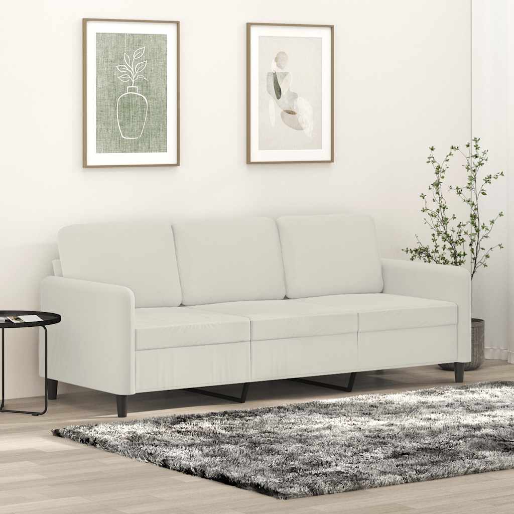 vidaXL Fauteuil 60 cm fluweel lichtgrijs