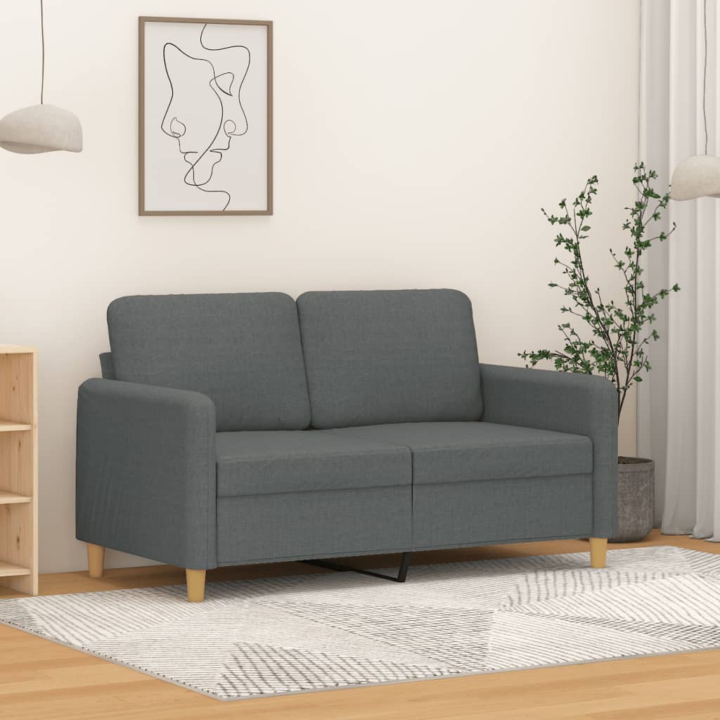 vidaXL Fauteuil 60 cm stof lichtgrijs