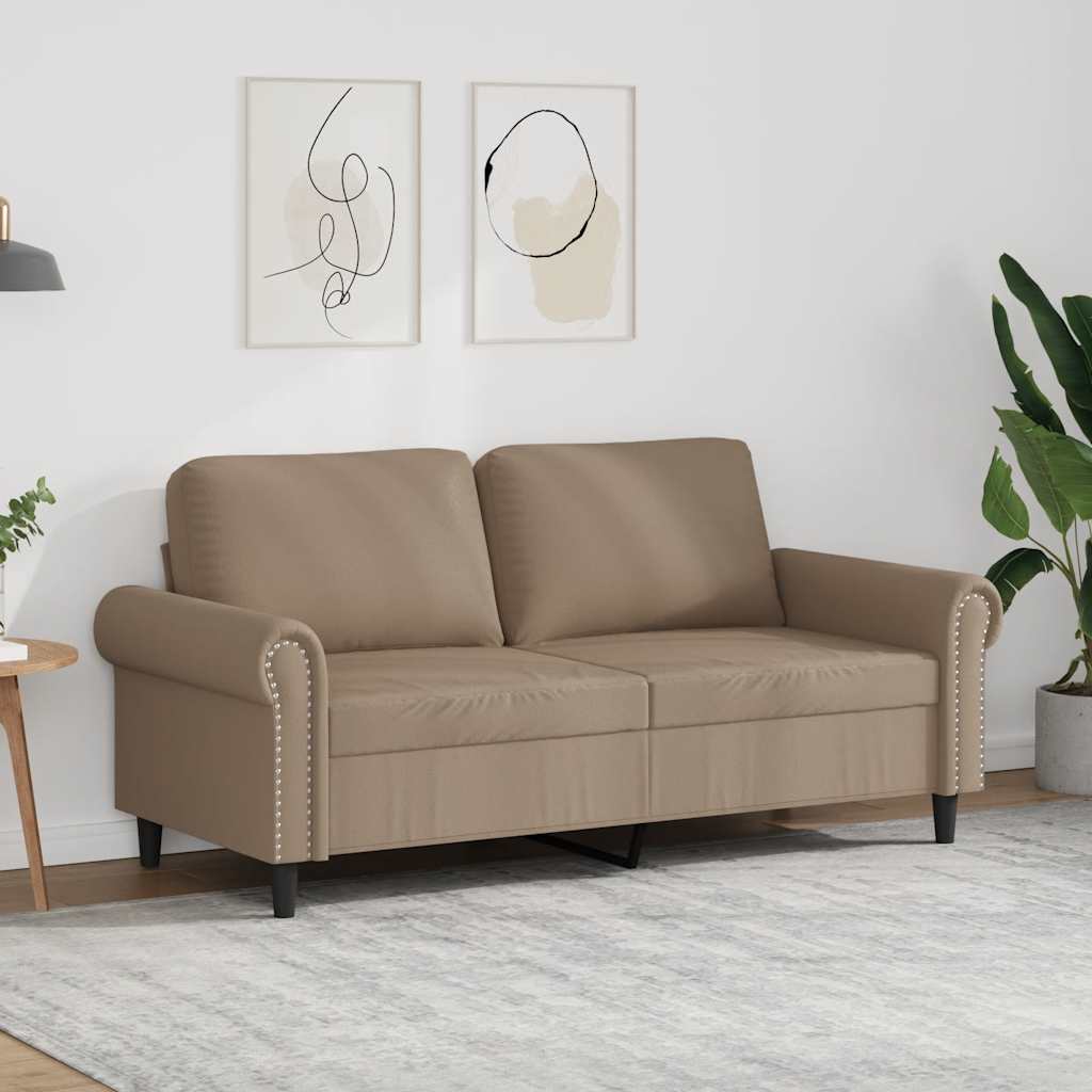 vidaXL Fauteuil 60 cm kunstleer zwart