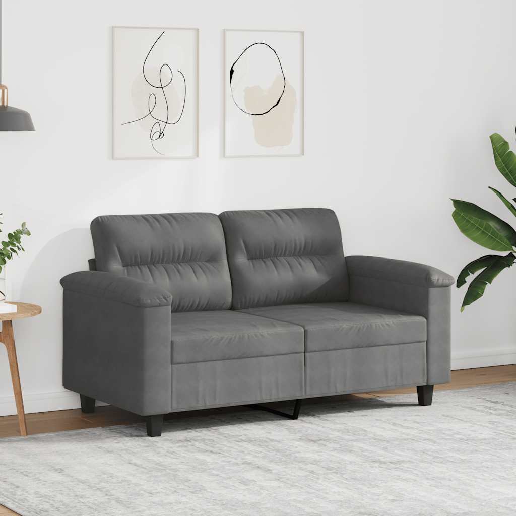 vidaXL Fauteuil 60 cm microvezelstof taupe