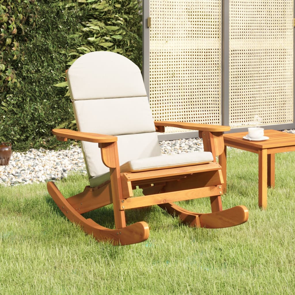vidaXL Schommelstoel Adirondack massief acaciahout