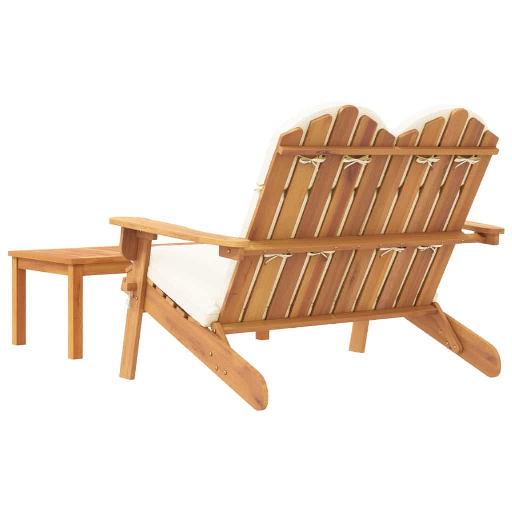 vidaXL 2-delige Loungeset Adirondack massief acaciahout