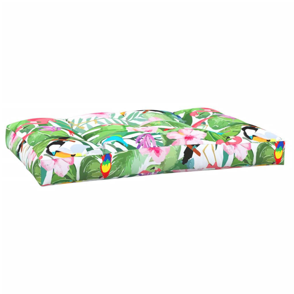 vidaXL Palletkussen 50x50x12 cm stof antracietkleurig
