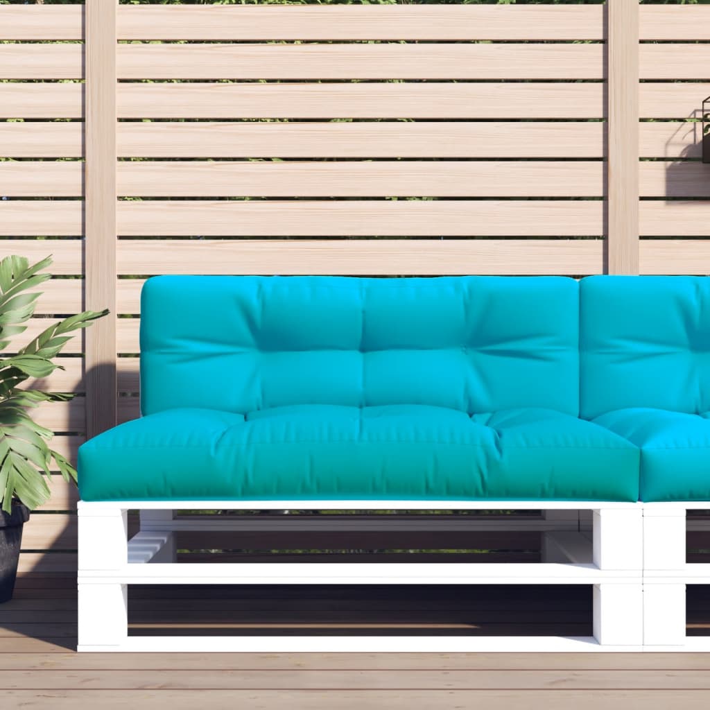 vidaXL Palletkussen 50x40x12 cm stof antracietkleurig