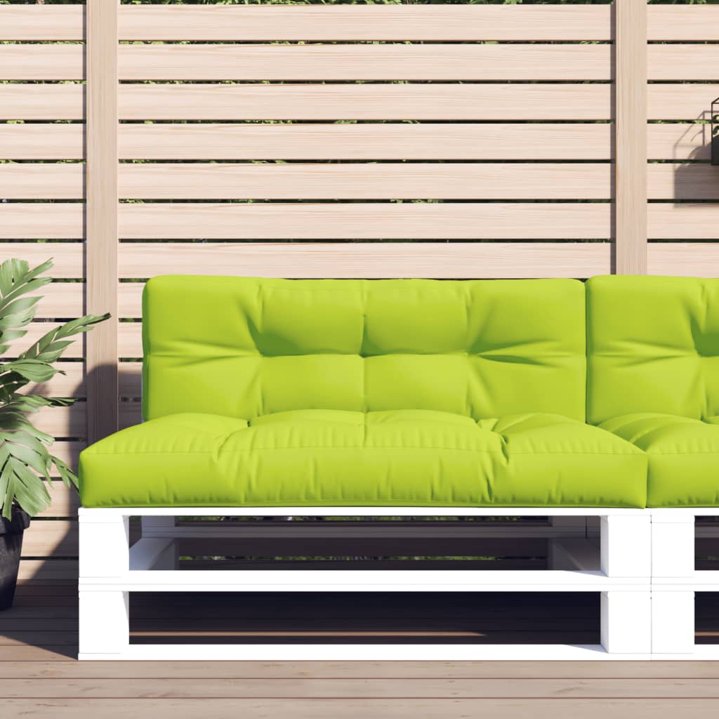 vidaXL Palletkussens 2 st stof antracietkleurig