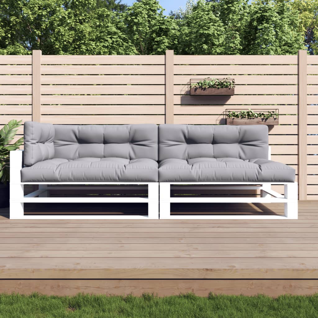 vidaXL Pallet Cushions 5 pcs Fabric Anthracite