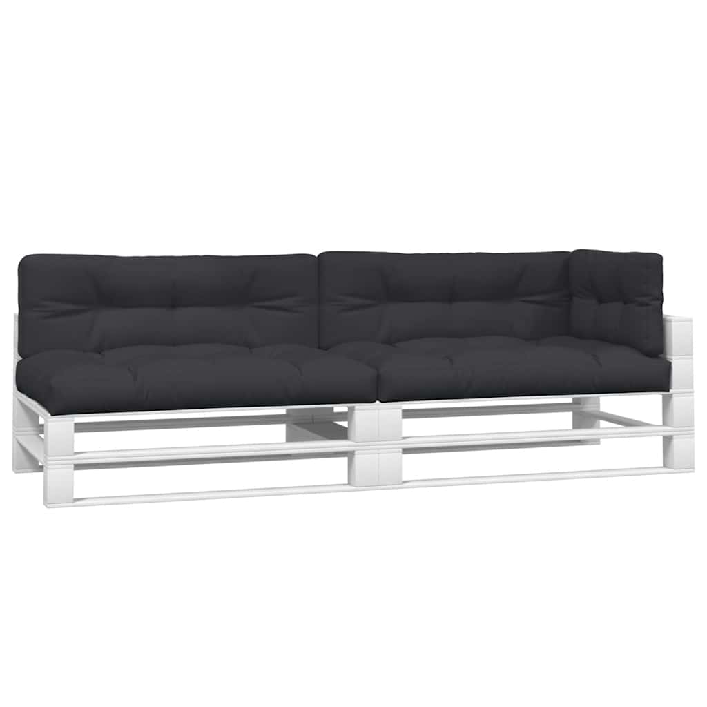 vidaXL Pallet Cushions 5 pcs Fabric Anthracite