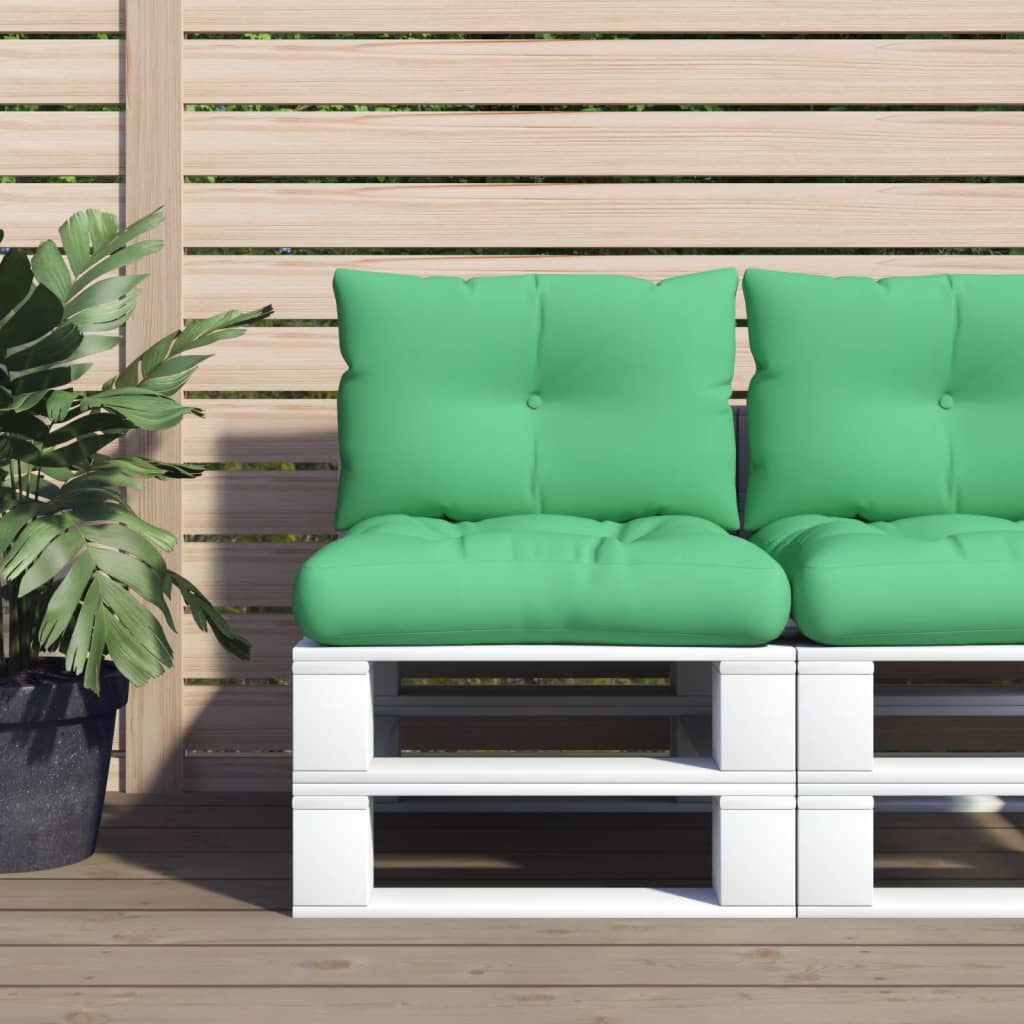 vidaXL Pallet Cushions 2 pcs Fabric Anthracite