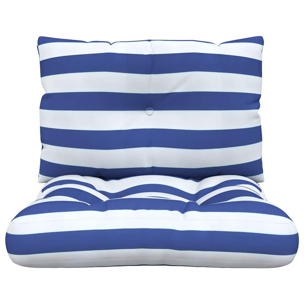 vidaXL Pallet Cushions 2 pcs Fabric Anthracite