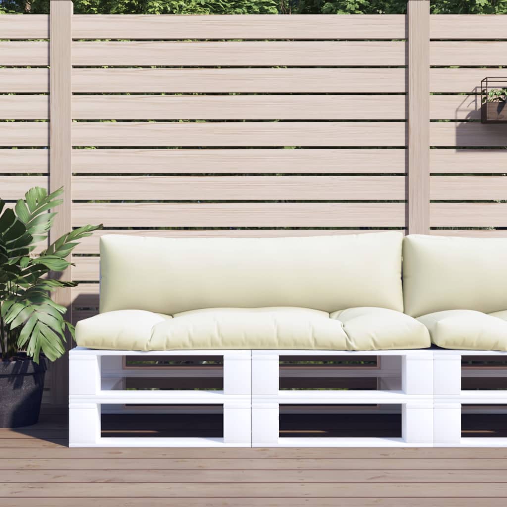 vidaXL Palletkussen 58x58x10 cm stof antracietkleurig