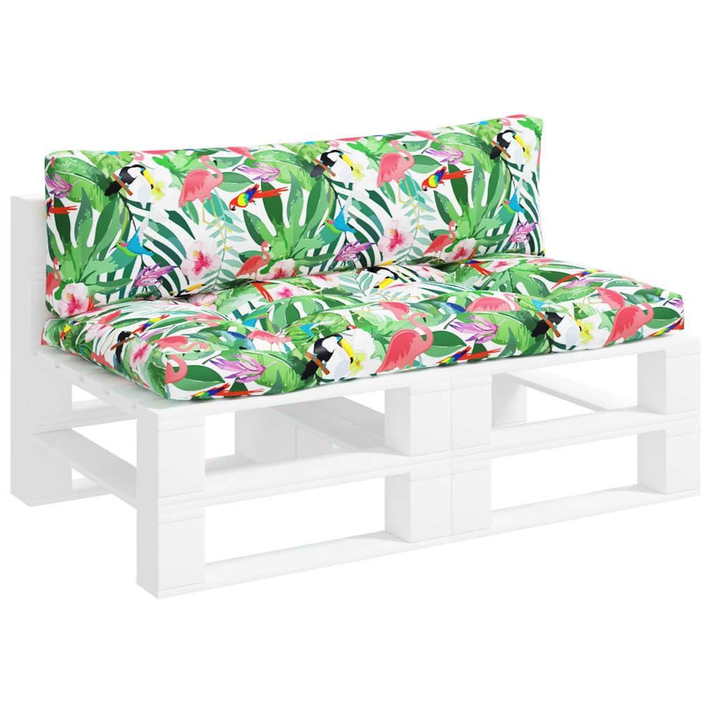 vidaXL Palletkussen 58x58x10 cm stof antracietkleurig