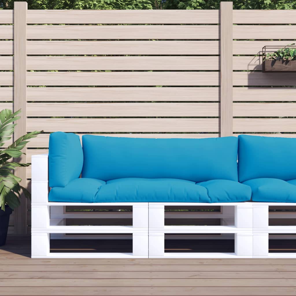 vidaXL Palletkussen 58x58x10 cm stof antracietkleurig