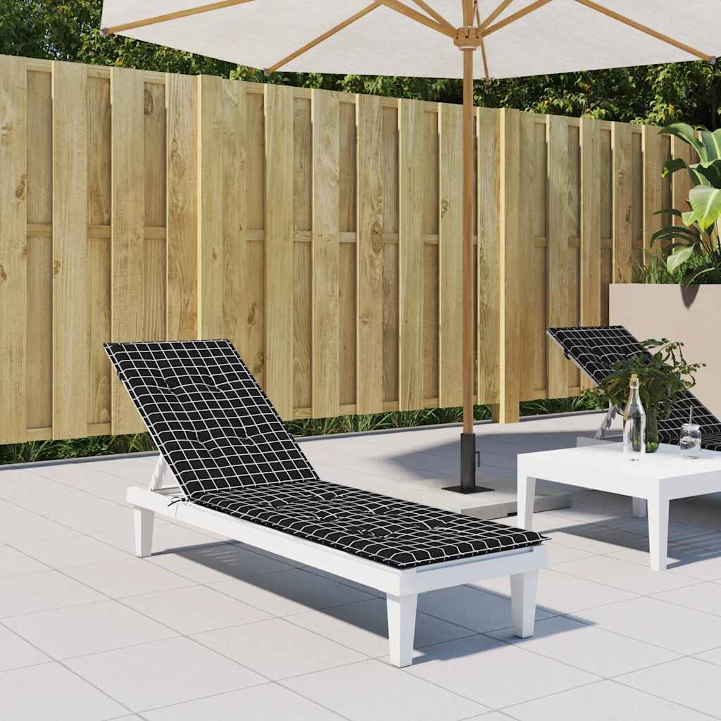 vidaXL Terrasstoelkussen (75+105)x50x4 cm antracietkleurig
