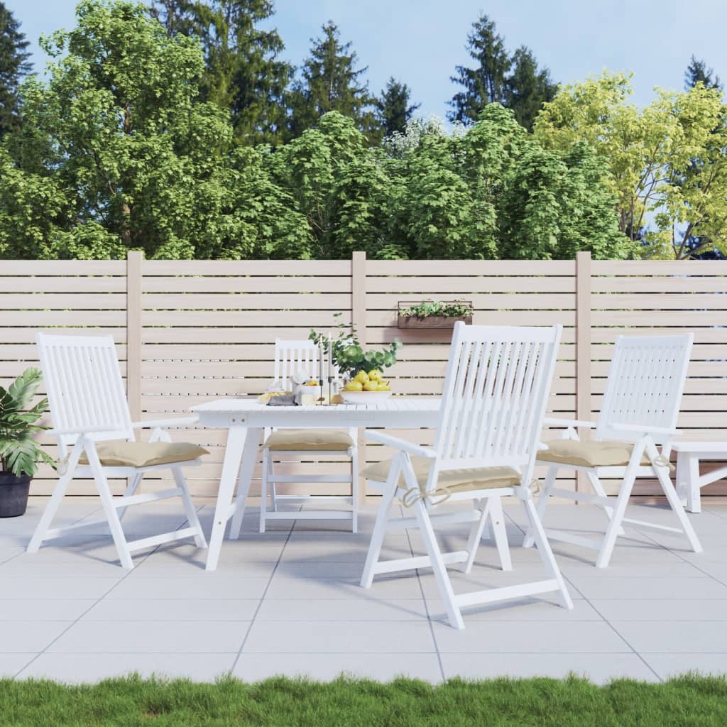 vidaXL Stoelkussens 2 st 40x40x7 cm oxford stof antracietkleurig