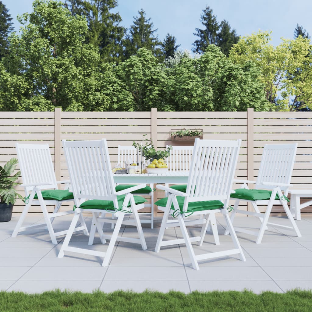 vidaXL Stoelkussens 2 st 40x40x7 cm oxford stof antracietkleurig