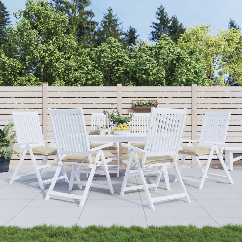 vidaXL Stoelkussens 2 st 40x40x7 cm oxford stof antracietkleurig