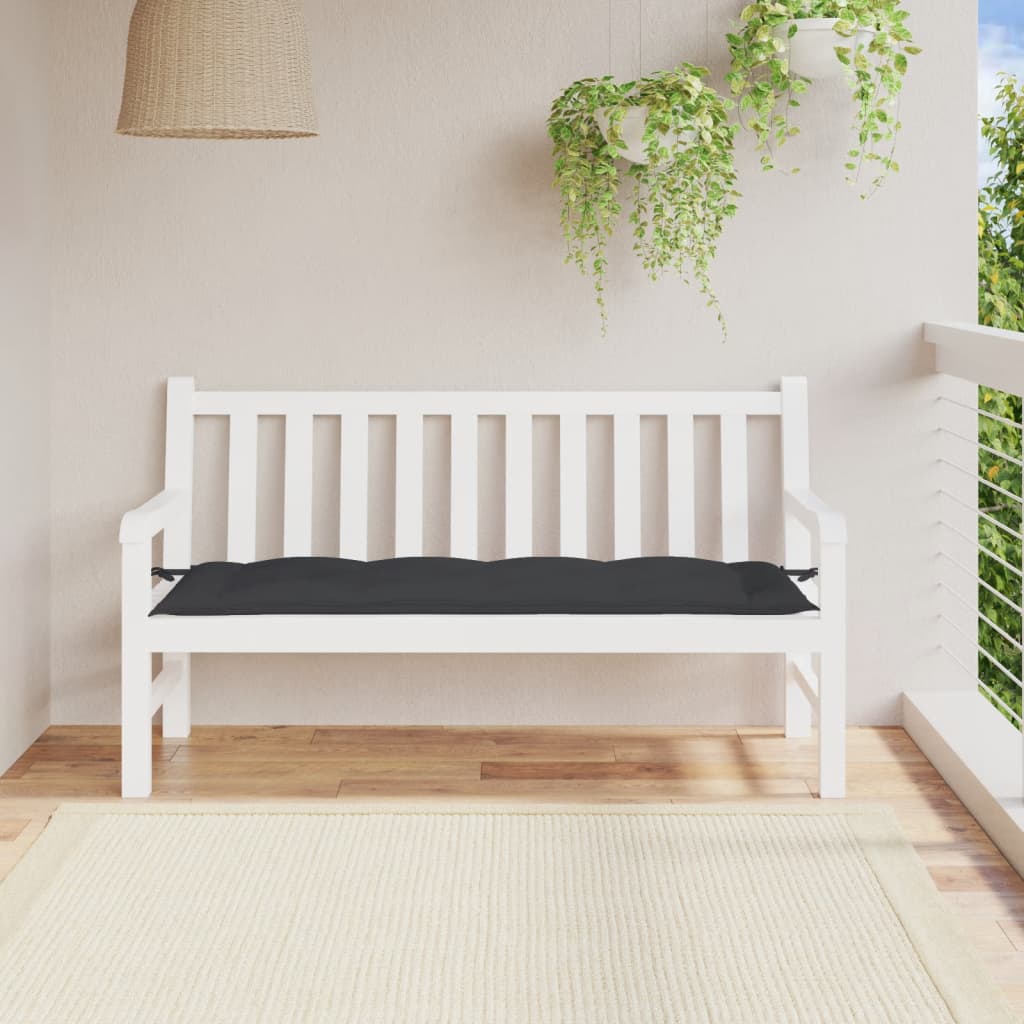 vidaXL Tuinbankkussen 100x50x7 cm oxford stof antracietkleurig