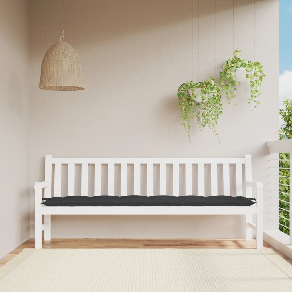 vidaXL Tuinbankkussen 100x50x7 cm oxford stof antracietkleurig