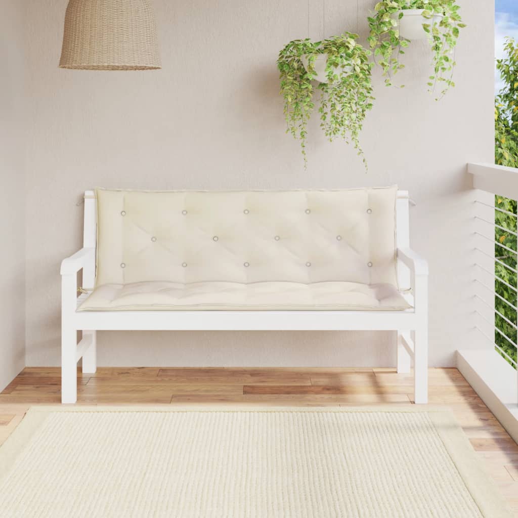 vidaXL Garden Bench Cushions 2 pcs 100x50x7 cm oxford fabric anthracite