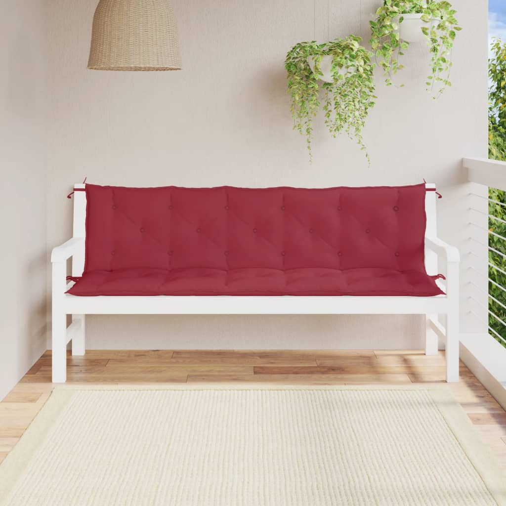 vidaXL Garden Bench Cushions 2 pcs 100x50x7 cm oxford fabric anthracite