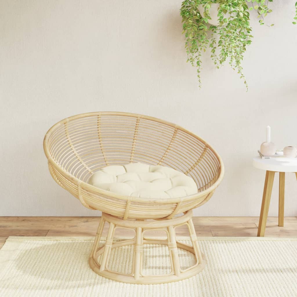 vidaXL Zitkussen rond Ø 60 x11 cm oxford stof antracietkleurig