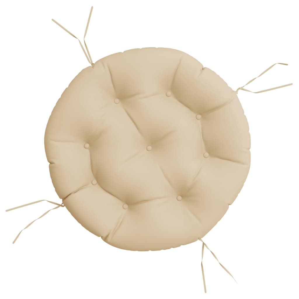 vidaXL Zitkussen rond Ø 60 x11 cm oxford stof antracietkleurig