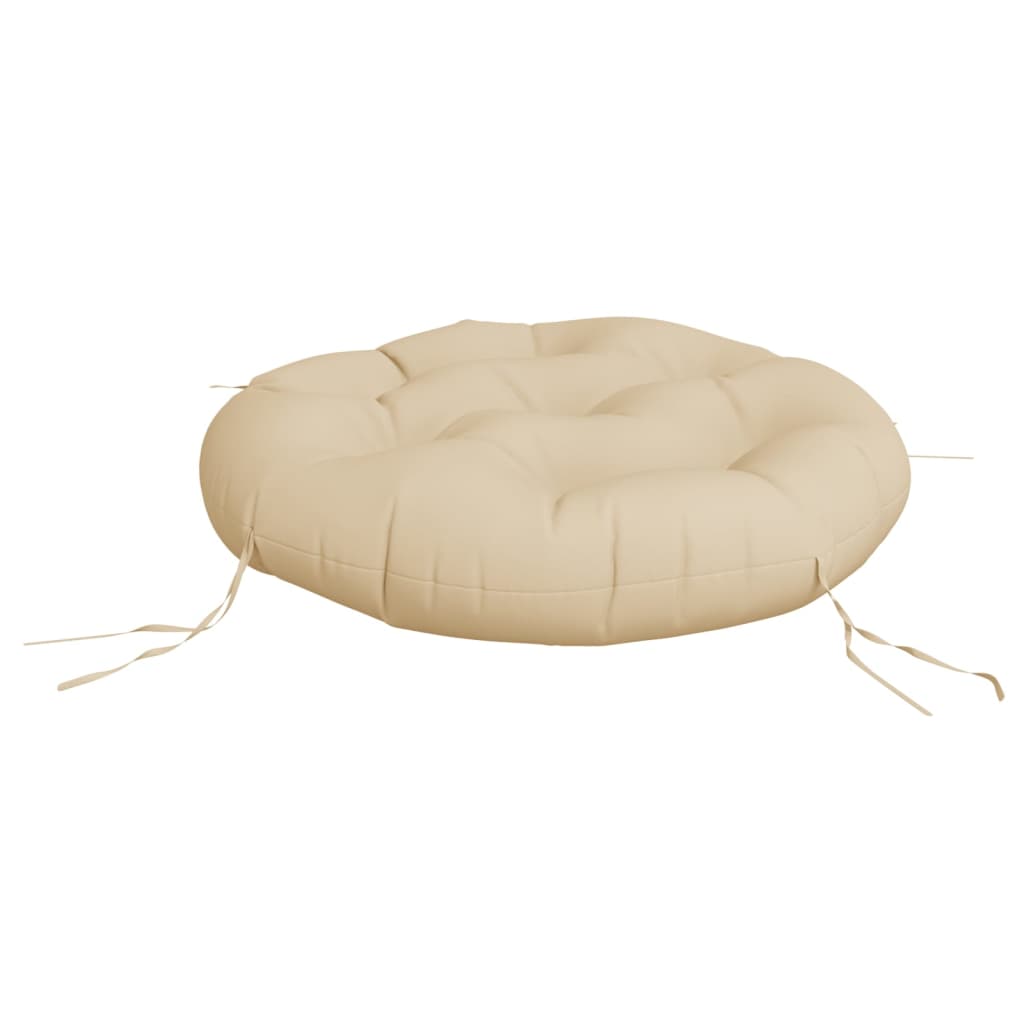 vidaXL Zitkussen rond Ø 60 x11 cm oxford stof antracietkleurig