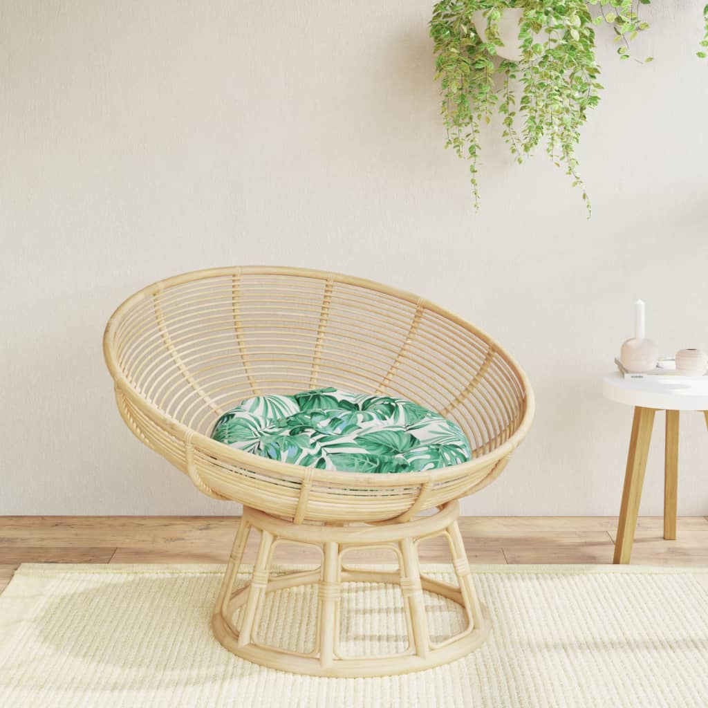 vidaXL Zitkussen rond Ø 60 x11 cm oxford stof antracietkleurig