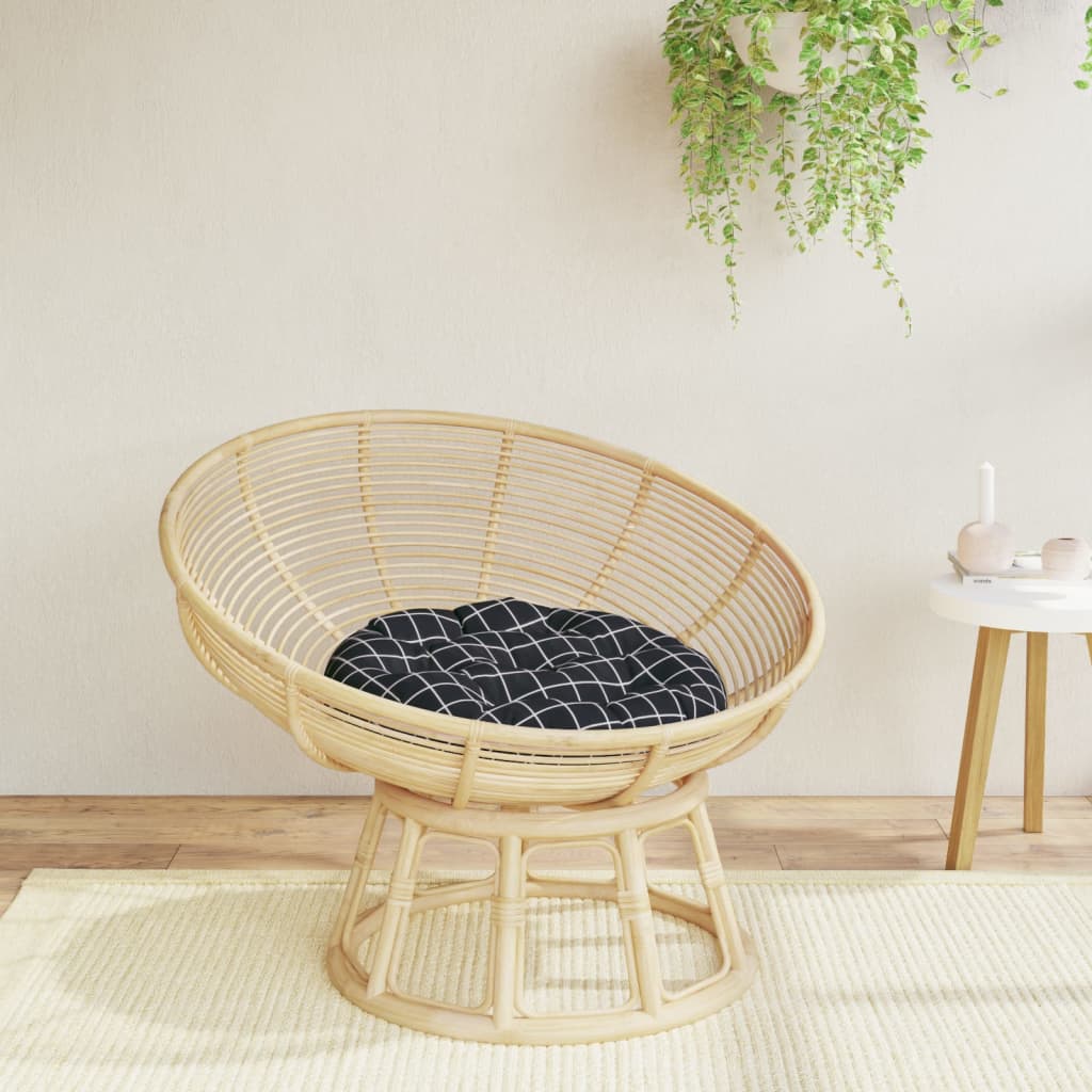 vidaXL Zitkussen rond Ø 60 x11 cm oxford stof antracietkleurig