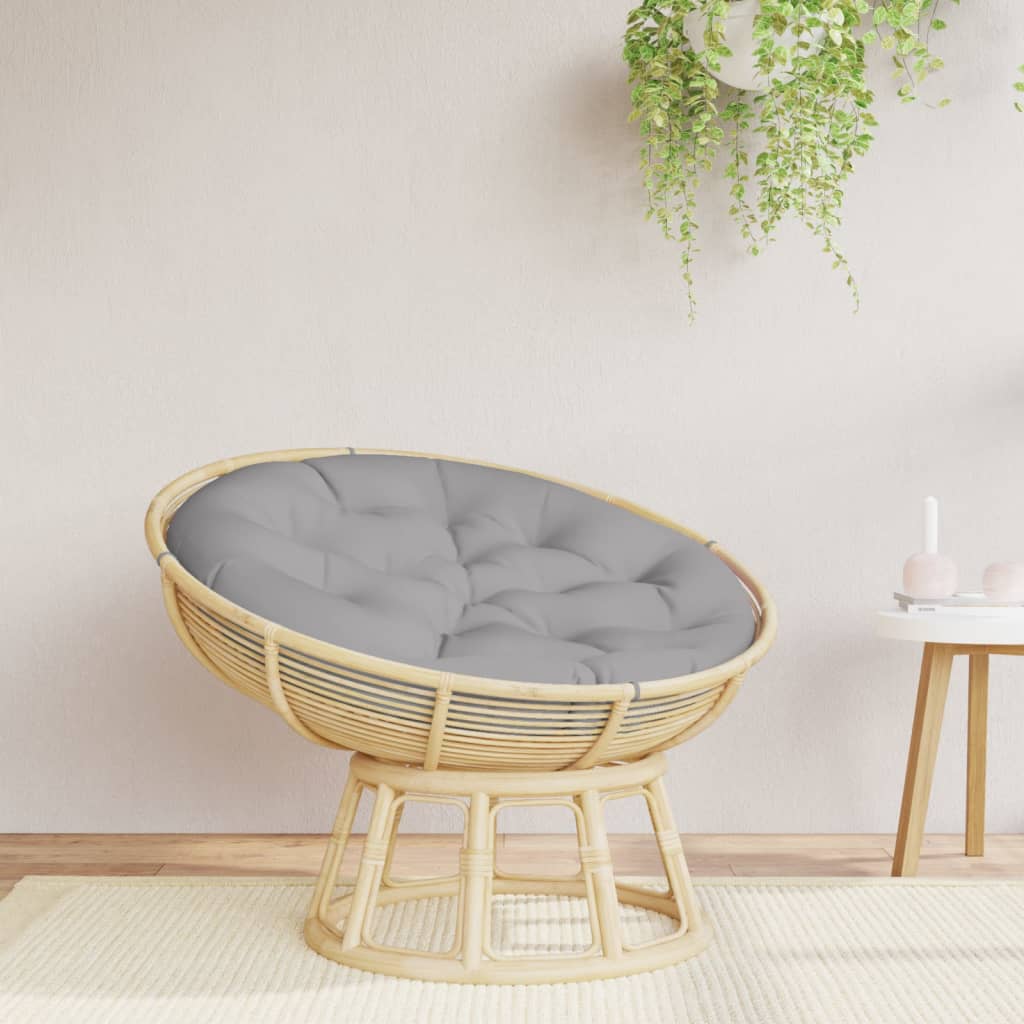 vidaXL Zitkussen rond Ø 60 x11 cm oxford stof antracietkleurig