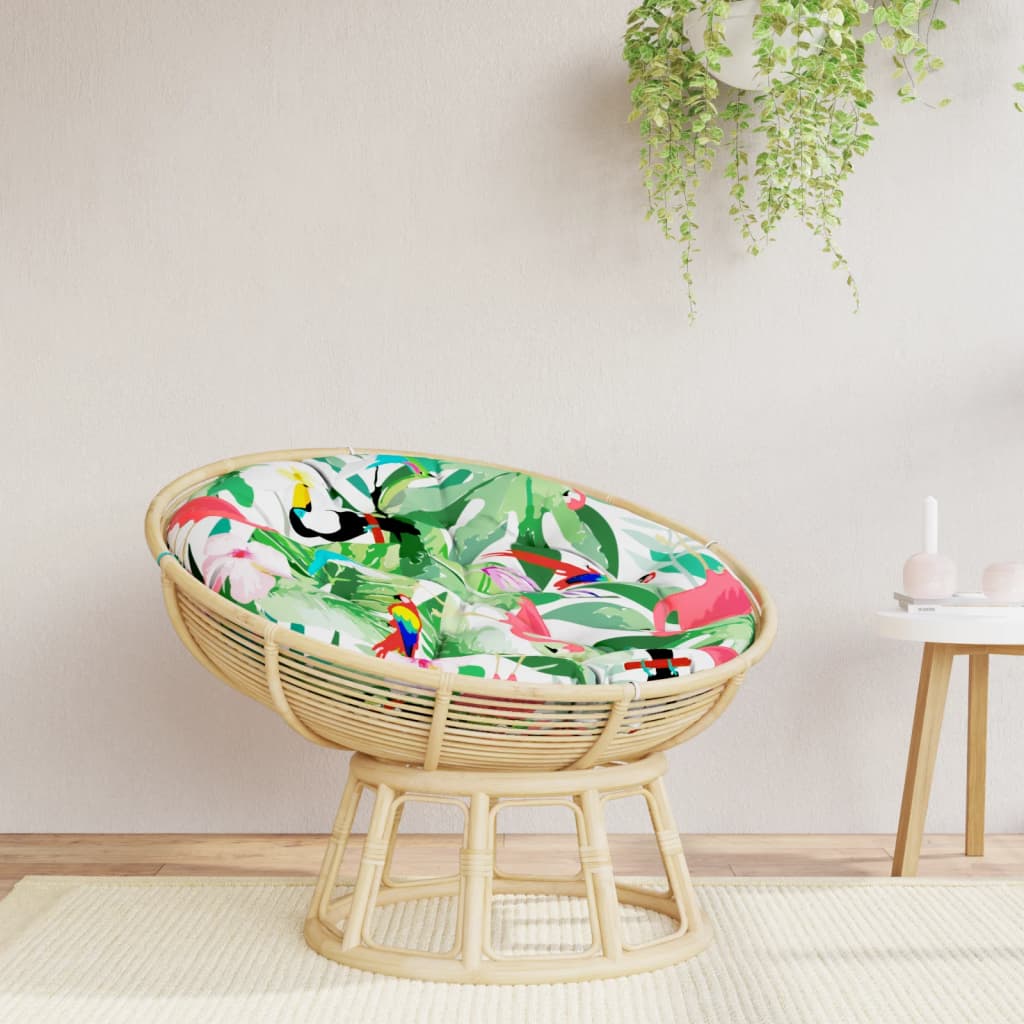 vidaXL Zitkussen rond Ø 60 x11 cm oxford stof antracietkleurig