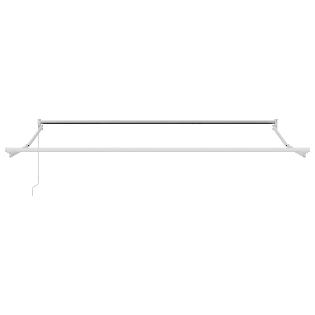 vidaXL Inklapbare Luifel Wit 500 × 300 cm Aluminium