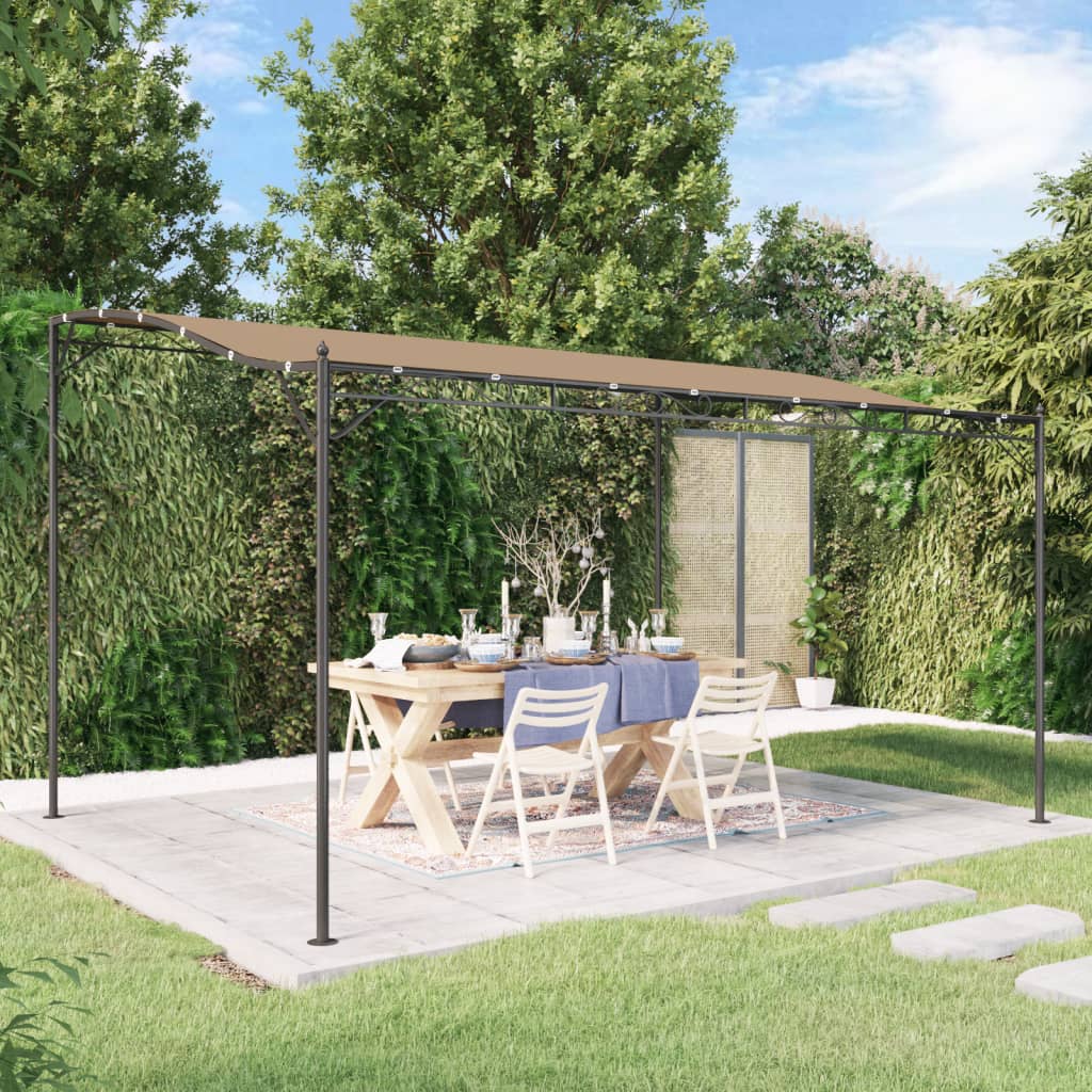 vidaXL Awning 4x3 m 180 g/m² Fabric and Steel Cream