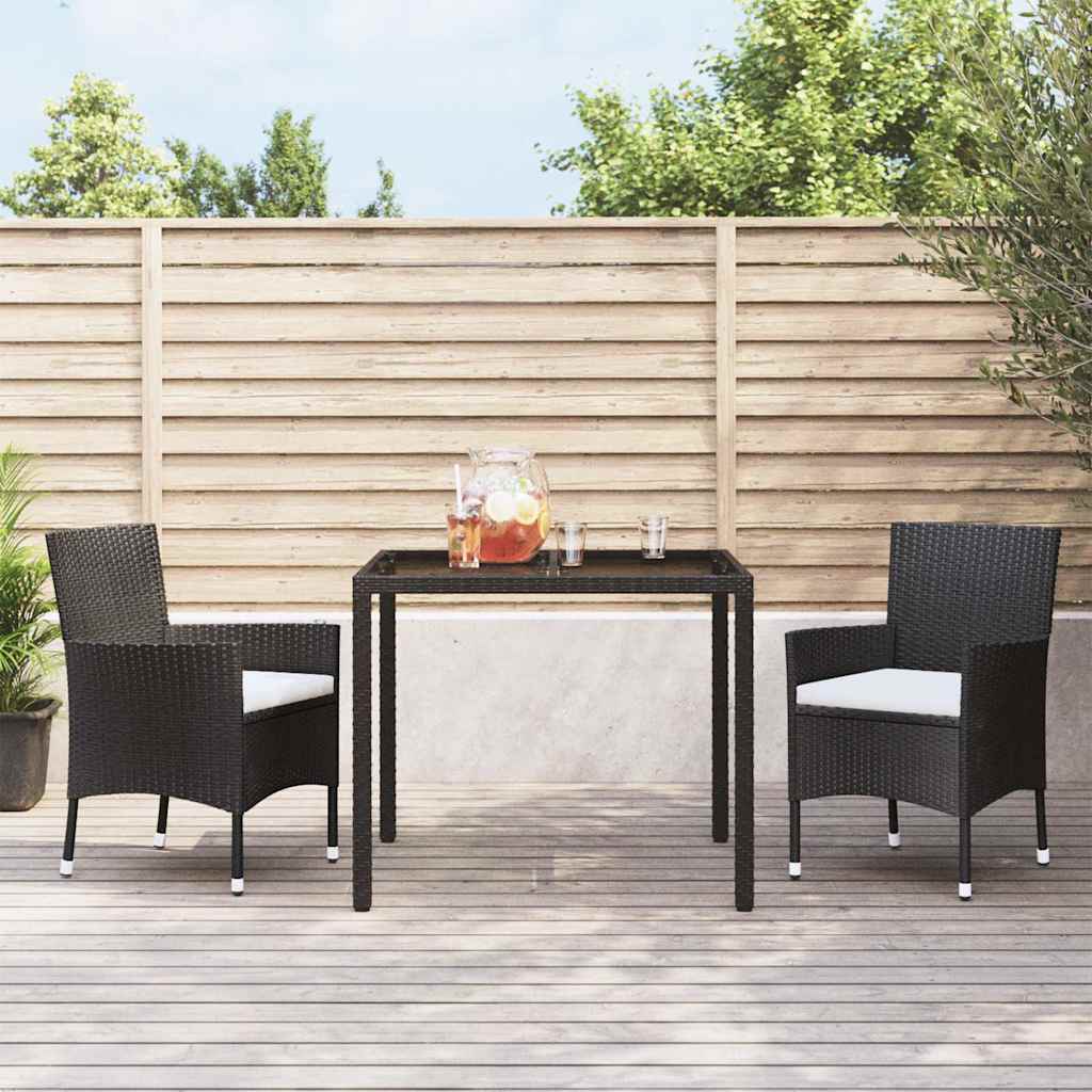 vidaXL Tuinstoelen met kussens 2 st bruin poly rattan (alleen VK/IE/FI/NO)