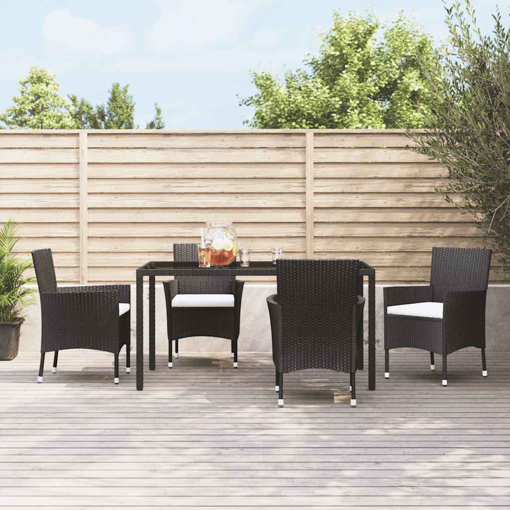 vidaXL Tuinstoelen met kussens 2 st bruin poly rattan (alleen VK/IE/FI/NO)