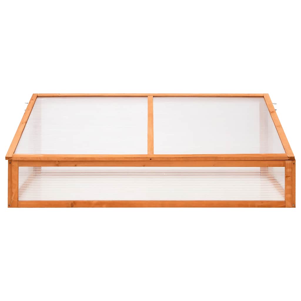 vidaXL Broeikas 110x56x39 cm vurenhout oranje