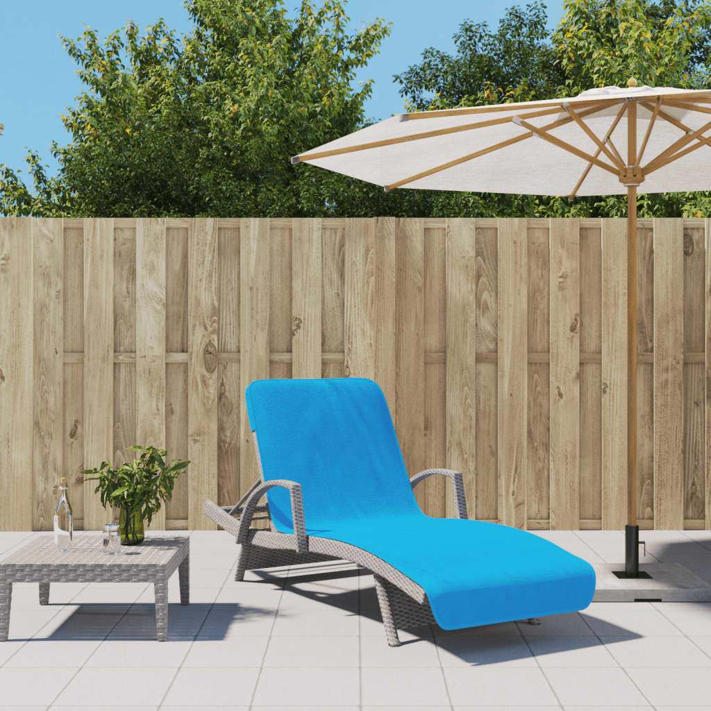 vidaXL Strandhanddoeken 4 st 400 g/m² 60x135 cm stof wit