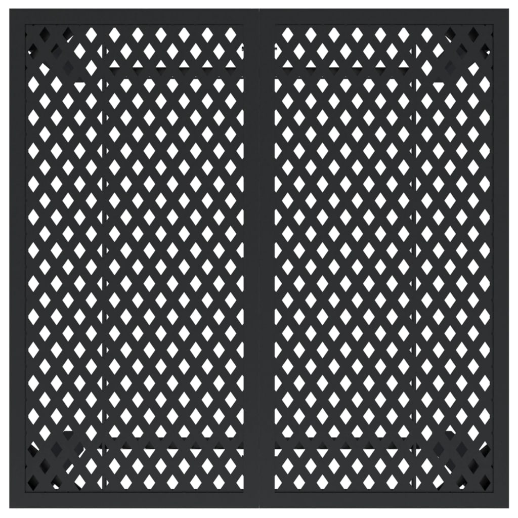 vidaXL Tuintafel 50x50x72 cm staal antracietkleurig