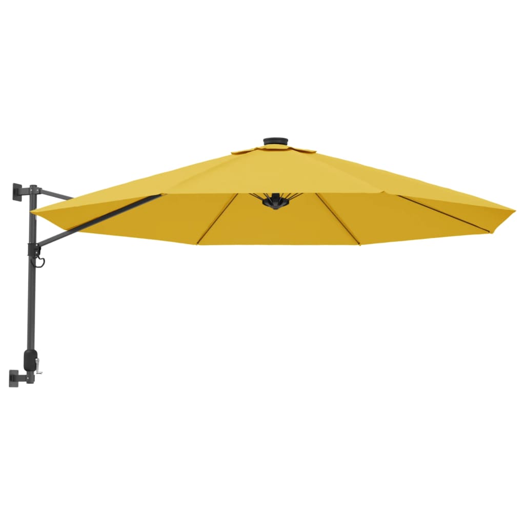 vidaXL Wandparasol 290 cm felrood