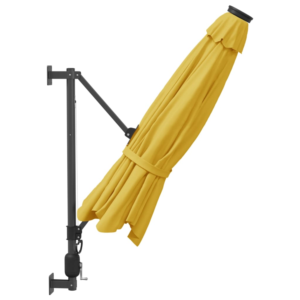 vidaXL Wandparasol 290 cm felrood