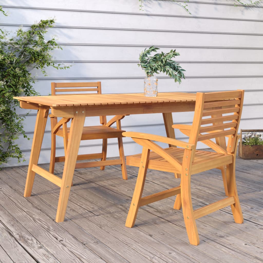 vidaXL Tuinstoelen 4 st 58x58x87 cm massief acaciahout