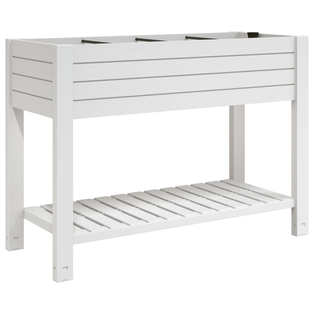 vidaXL Plantenbak verhoogd 110x45x79 cm polypropeen lichtbruin