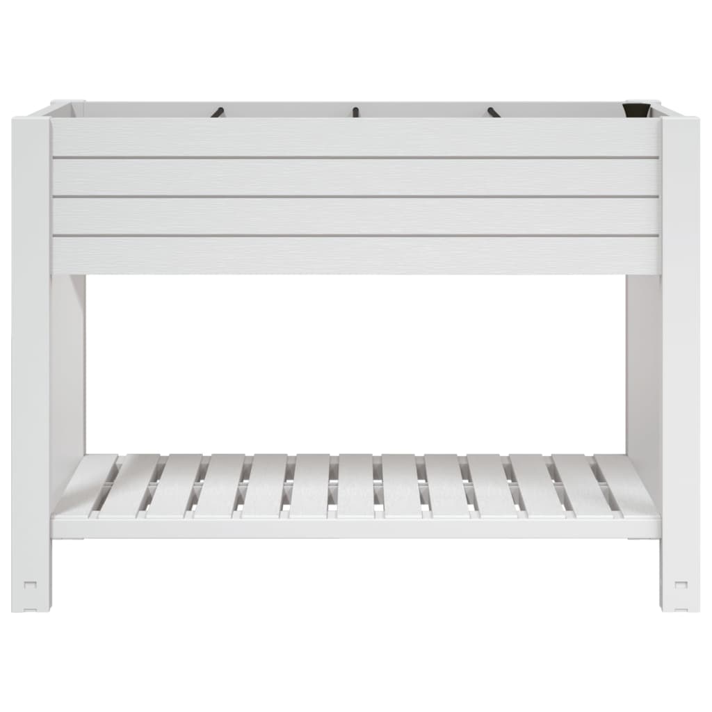vidaXL Plantenbak verhoogd 110x45x79 cm polypropeen lichtbruin