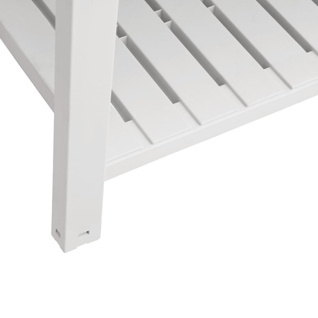 vidaXL Plantenbak verhoogd 110x45x79 cm polypropeen lichtbruin